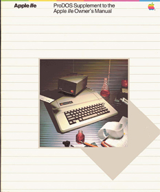 ProDOS Supplement to the Apple IIe Owner's Manual