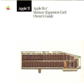 Apple IIgs Memory Expansion Card Owner's Guide